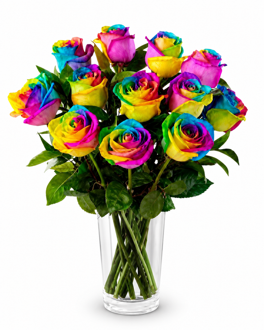 Rainbow Roses